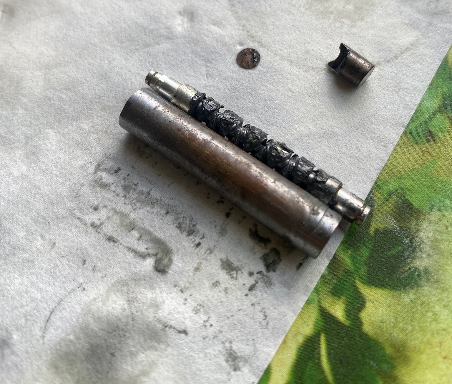 詳細画像：リール内部のパーツ